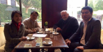 Meeting with President of Hong Kong Listed Real Estate Development Group 
